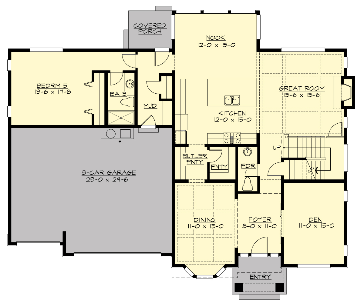 M3705A3F-2R Mapleton Ridge Main Floor