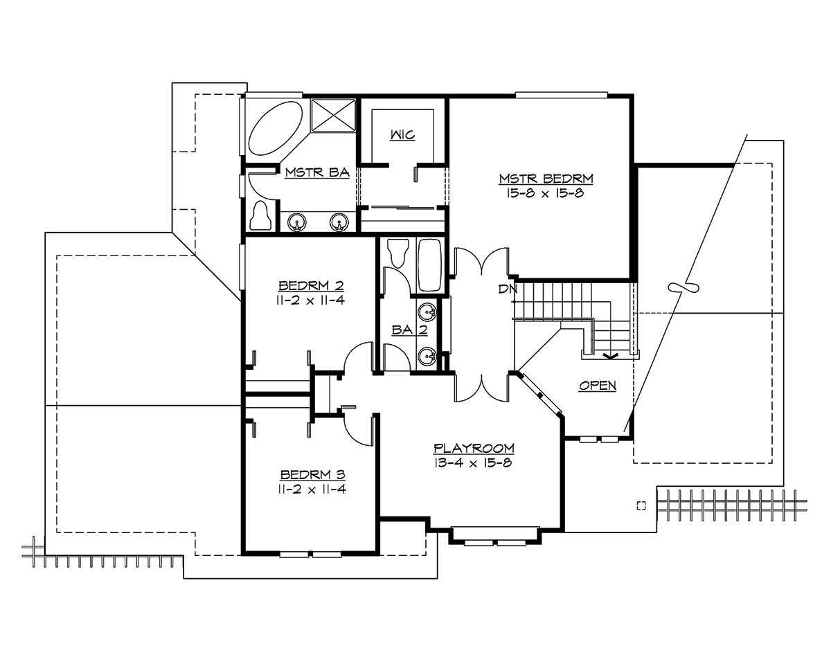 M2445A3F-0 Midland Meadows Upper Floor