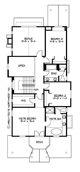 M2505B3RD-0 Cloverdale Upper Floor