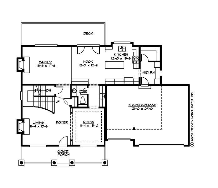 M2645B3F-0DB Country Charm Lane Main Floor