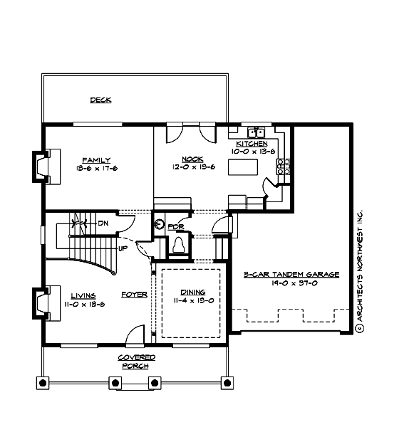 M2645B3FT-0DB Countryside Lane Main Floor