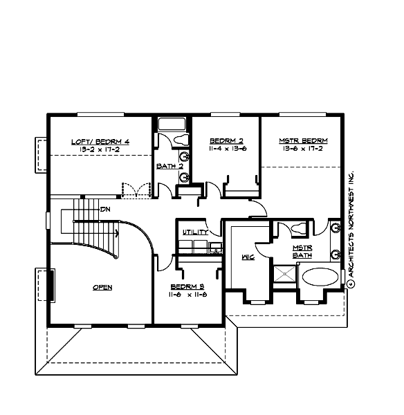 M2645B3FT-0DB Countryside Lane Upper Floor