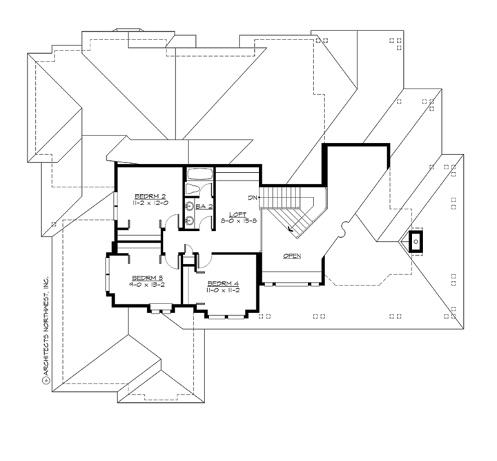 M2955A3S-0 Chinook Falls Upper Floor
