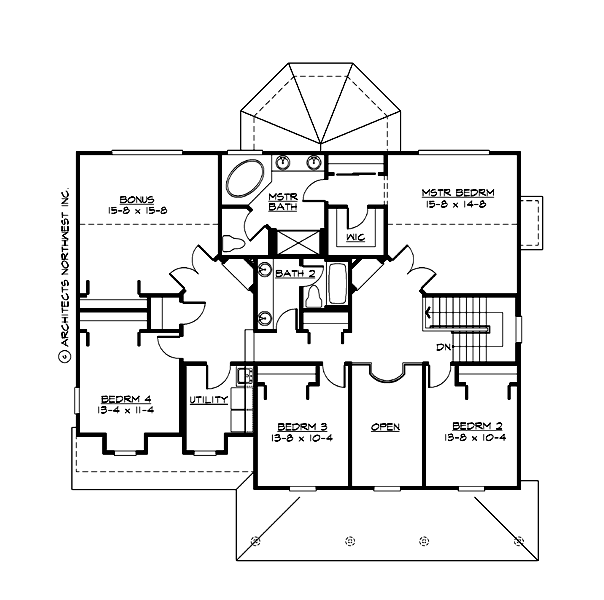 M2980B4FT-10DB Heritage Garden Lane Upper Floor