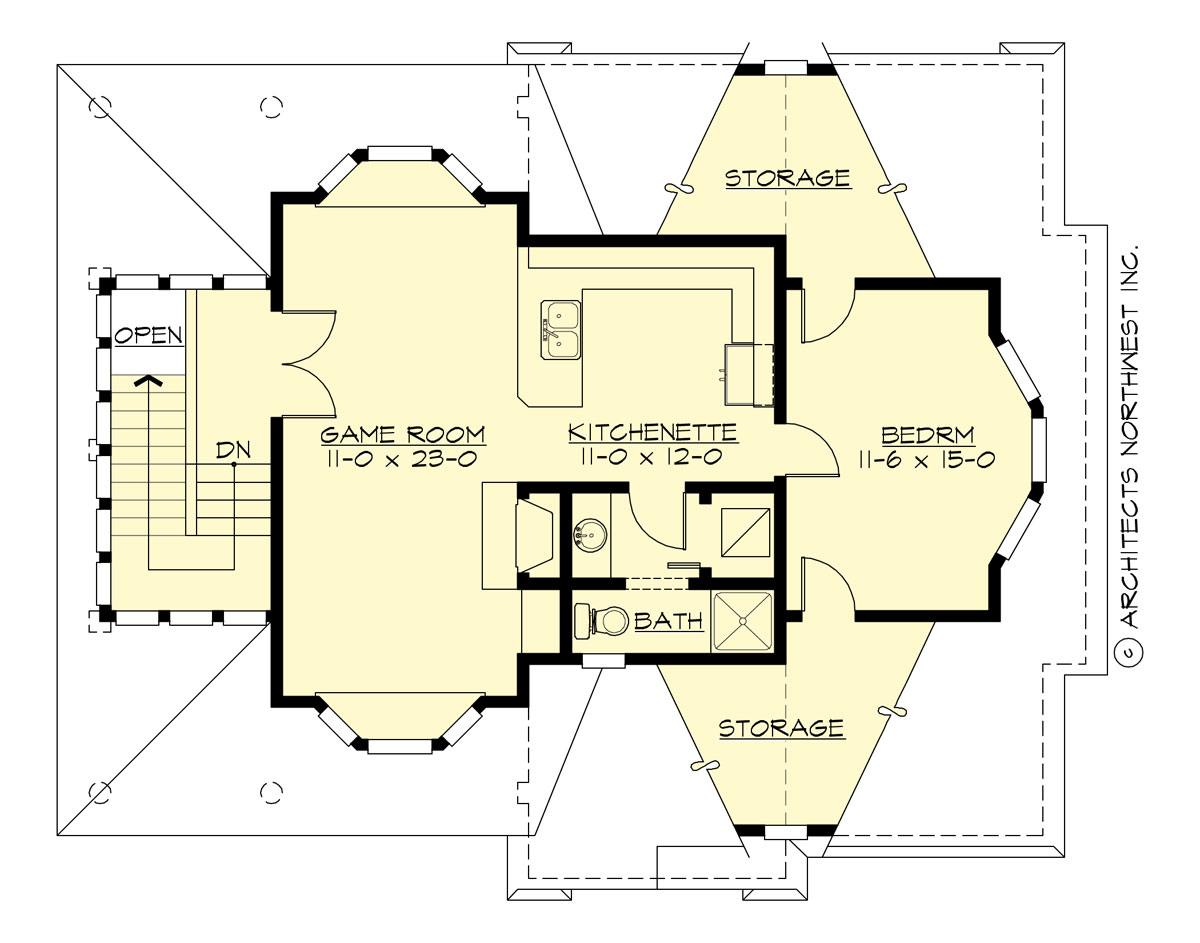 A825A5RT-0 Astoria Cottage Upper Floor