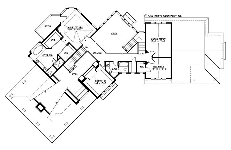 M3645A3RA-0 Mountain Aire Upper Floor