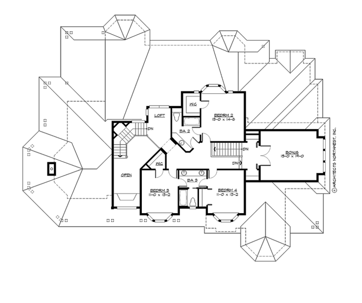 M4195A3S-0 Cedar Falls Upper Floor