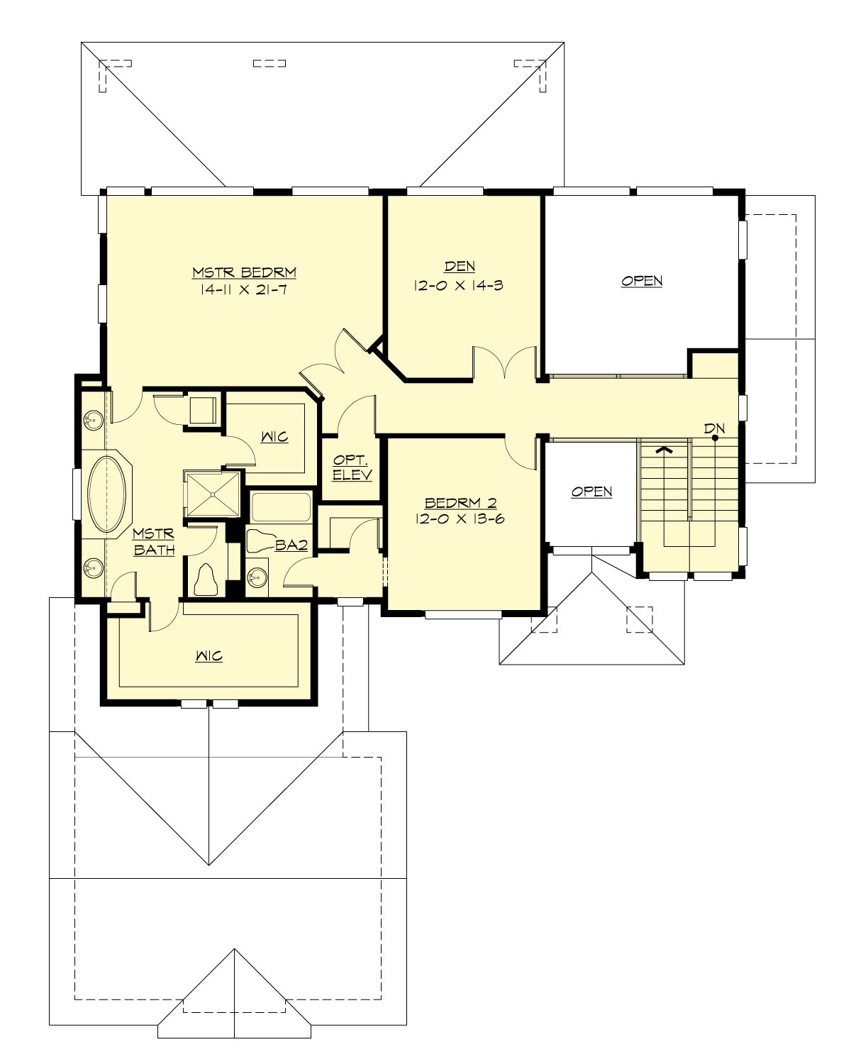 M4858B3S-1DB Mondavio Upper Floor