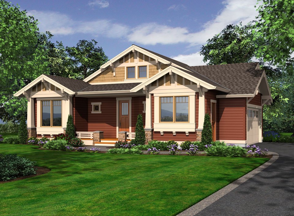 Garage Side House Plans