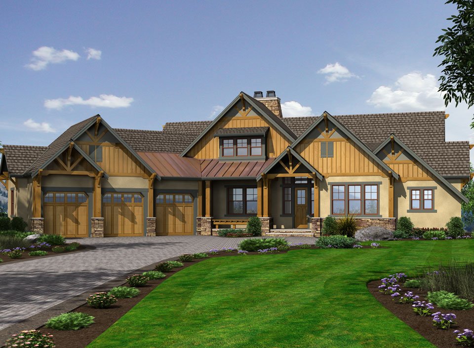 1 Story House Plans With Basement